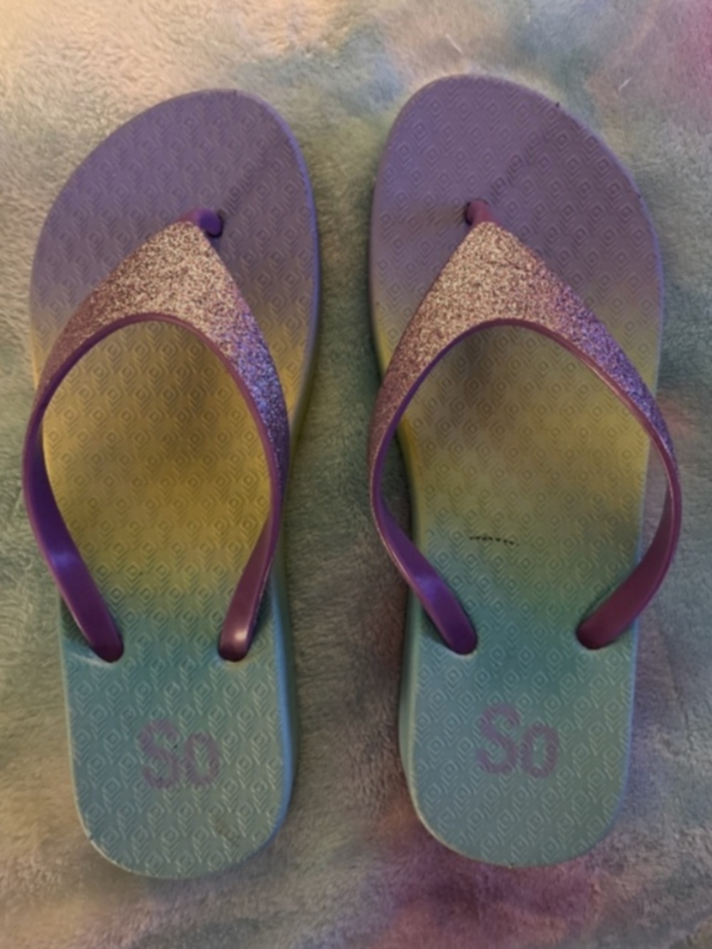 Sparkly Pink Flip‎ Flops